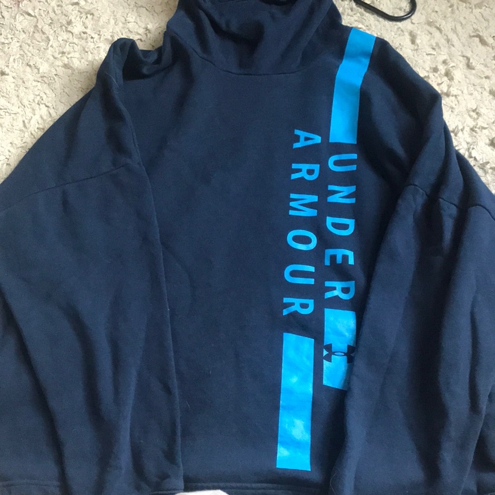 Blue under armour hoodie